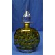 MARTIN ANDREWS ART GLASS PERFUME BOTTLE – MIDNIGHT SUN DESIGN – FLAT OVAL 150ml 